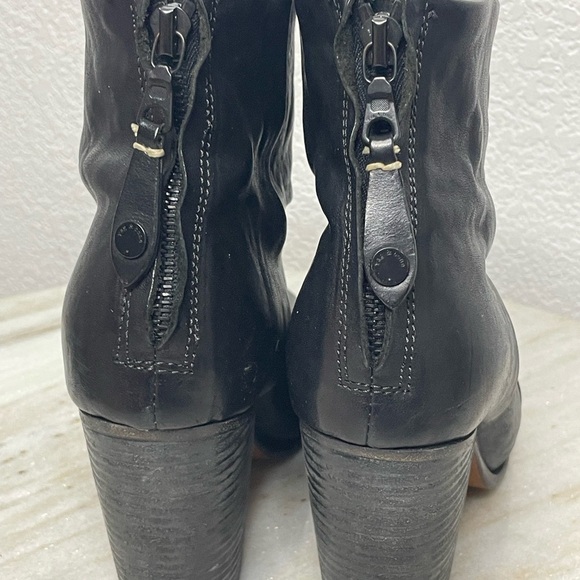 rag & bone boots ankle booties sz 9 EU 39.5 Black Heeled Newbury style - Picture 4 of 9